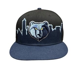 Memphis Grizzlies Hat New Era 59FIFTY Men's 7 1/4 Black Navy Skyline City